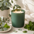 Fresh Soy Wax Candle Scents of Eucalyptus Mint